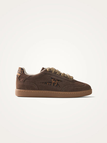 Vanessa Wu - Baskets AURA EMBLEM | Chocolat | BK2948
