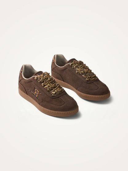 Vanessa Wu - Baskets AURA EMBLEM | Chocolat | BK2948