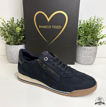 Marco Tozzi – Baskets à zip Navy | 2-23734-46 840