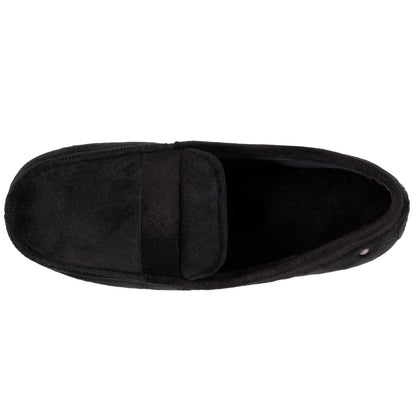Chaussons mocassins velours doux | 98043 Noir