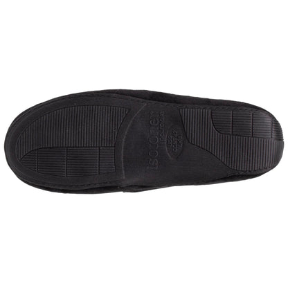 Chaussons mocassins velours doux | 98043 Noir