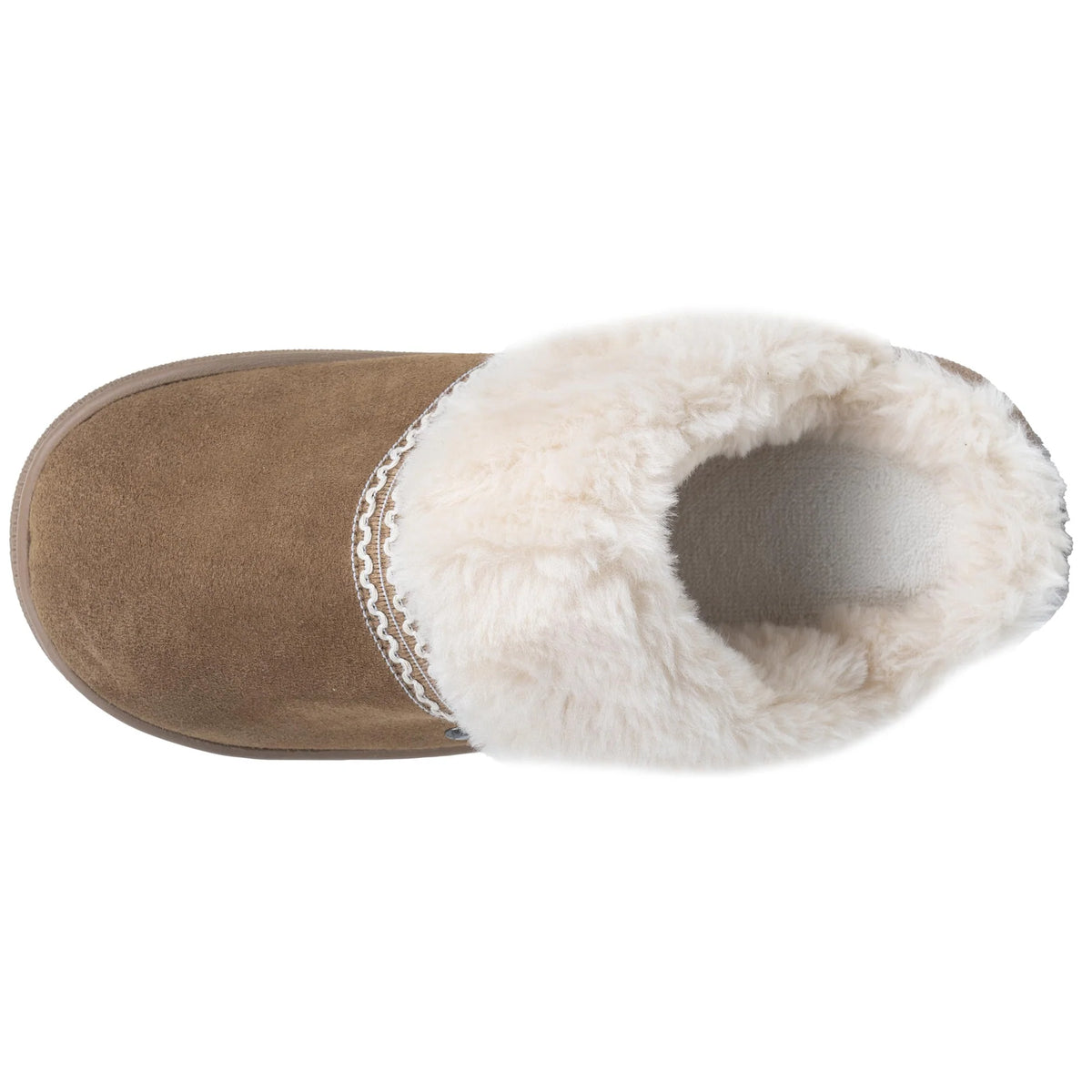 Chaussons Mules Femme BLOUP Camel | Isotoner | 97441