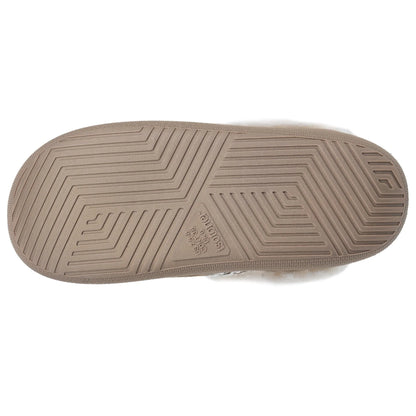 Chaussons Mules Femme BLOUP Camel | Isotoner | 97441