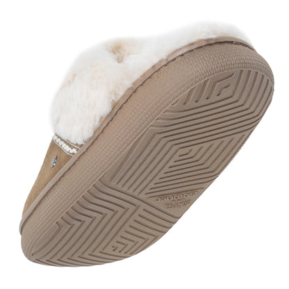 Chaussons Mules Femme BLOUP Camel | Isotoner | 97441