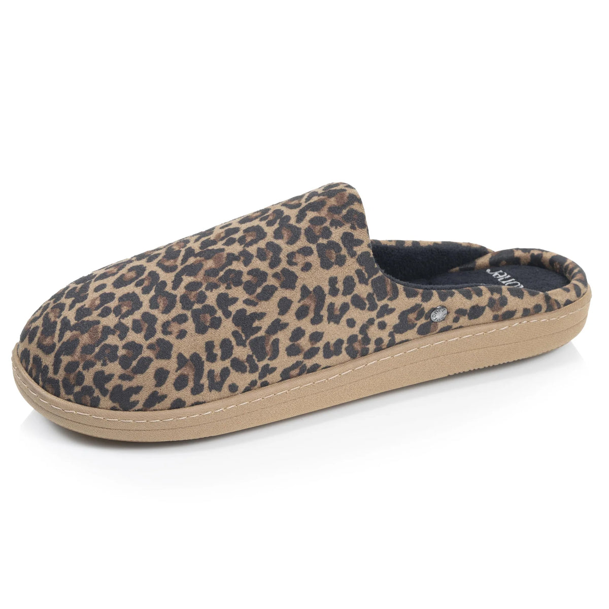 Chaussons Mules Femme | Léopard | Isotoner | 97438