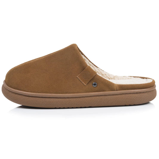 Chaussons mules XTRA confort homme Isotoner | Camel | 98329