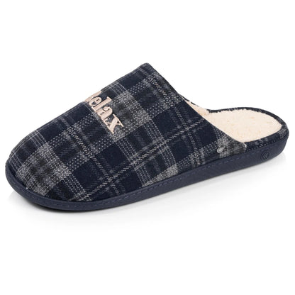 Chaussons mules homme Isotoner | Marine | 98032