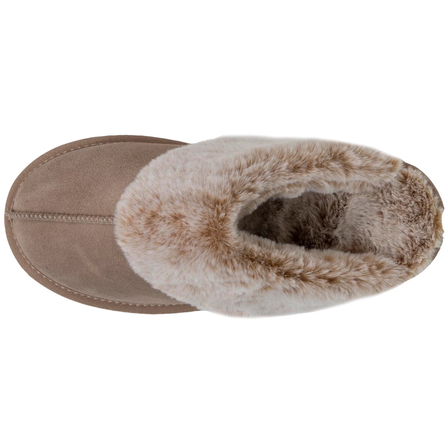 Chaussons mules fourrés | 97282 Beige