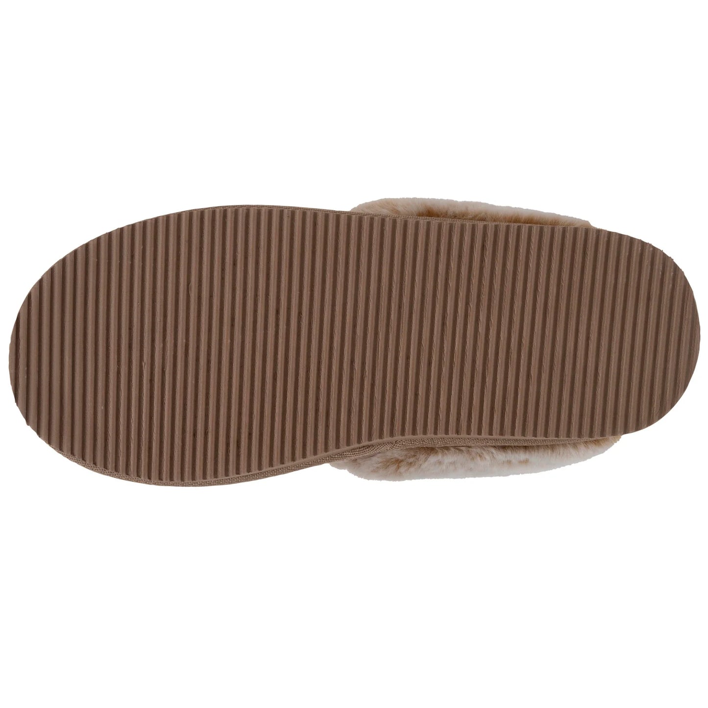 Chaussons mules fourrés | 97282 Beige