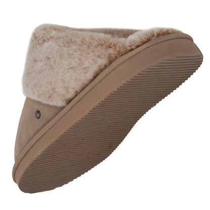 Chaussons mules fourrés | 97282 Beige