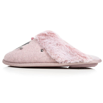 Chaussons mules plates | 97357 Rose