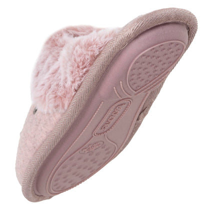 Chaussons mules plates | 97357 Rose