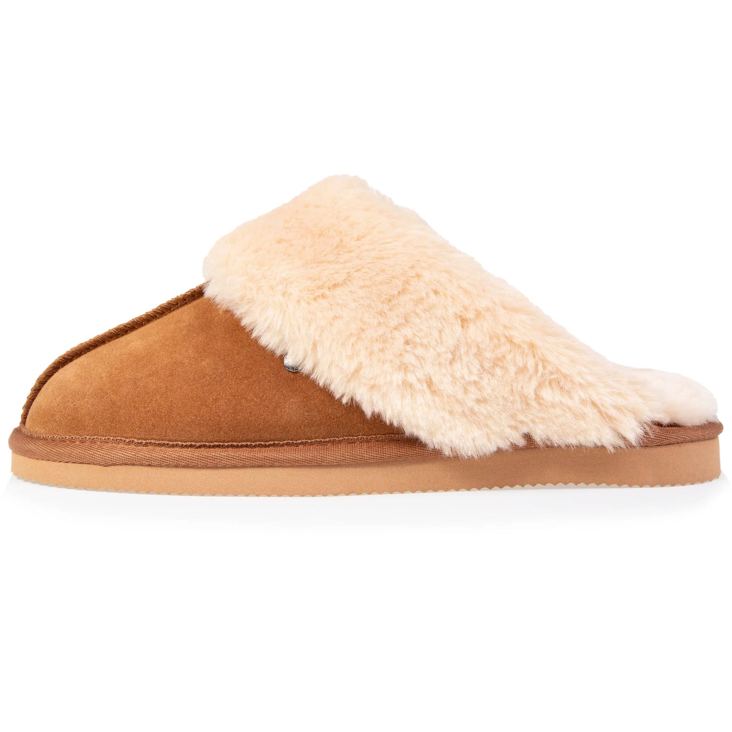 Chaussons mules fourrées Isotoner | Camel | 97282