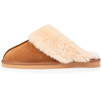 Chaussons mules fourrées Isotoner | Camel | 97282