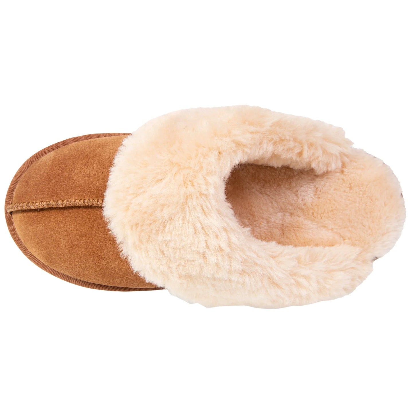Chaussons mules fourrées Isotoner | Camel | 97282
