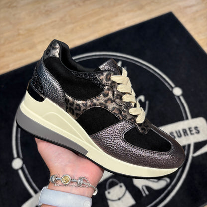 Baskets compensées Findlay – Manon | Noir | FY1312