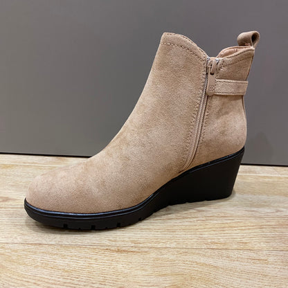 Bottines compensées | CHC283 Beige