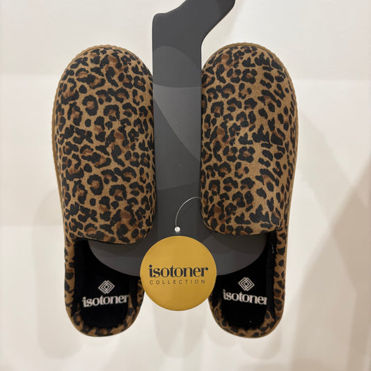 Chaussons mules Isotoner | Léopard | 97438