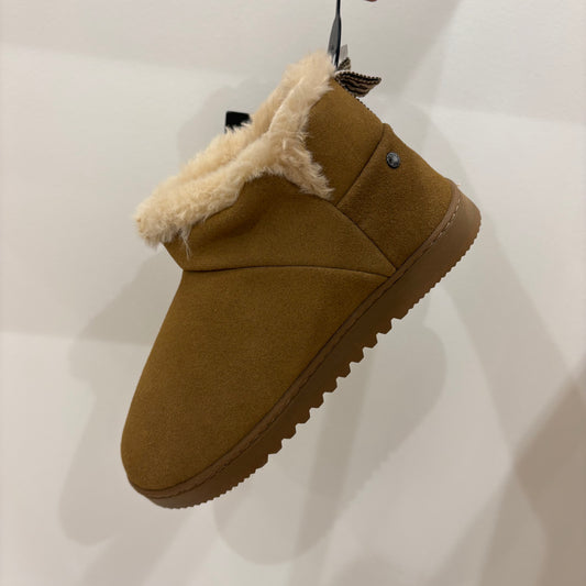 Chaussons bottillons crantées Isotoner | Camel | 97440
