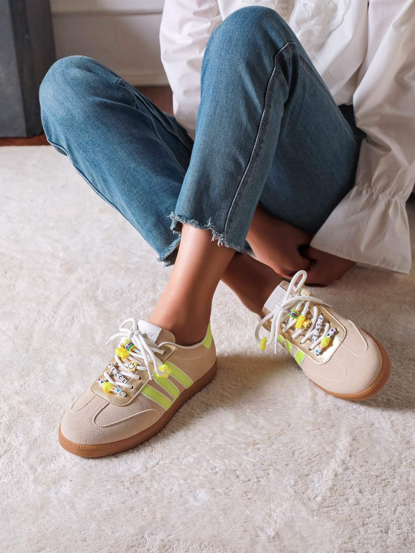 Baskets Alya | F1190 Beige