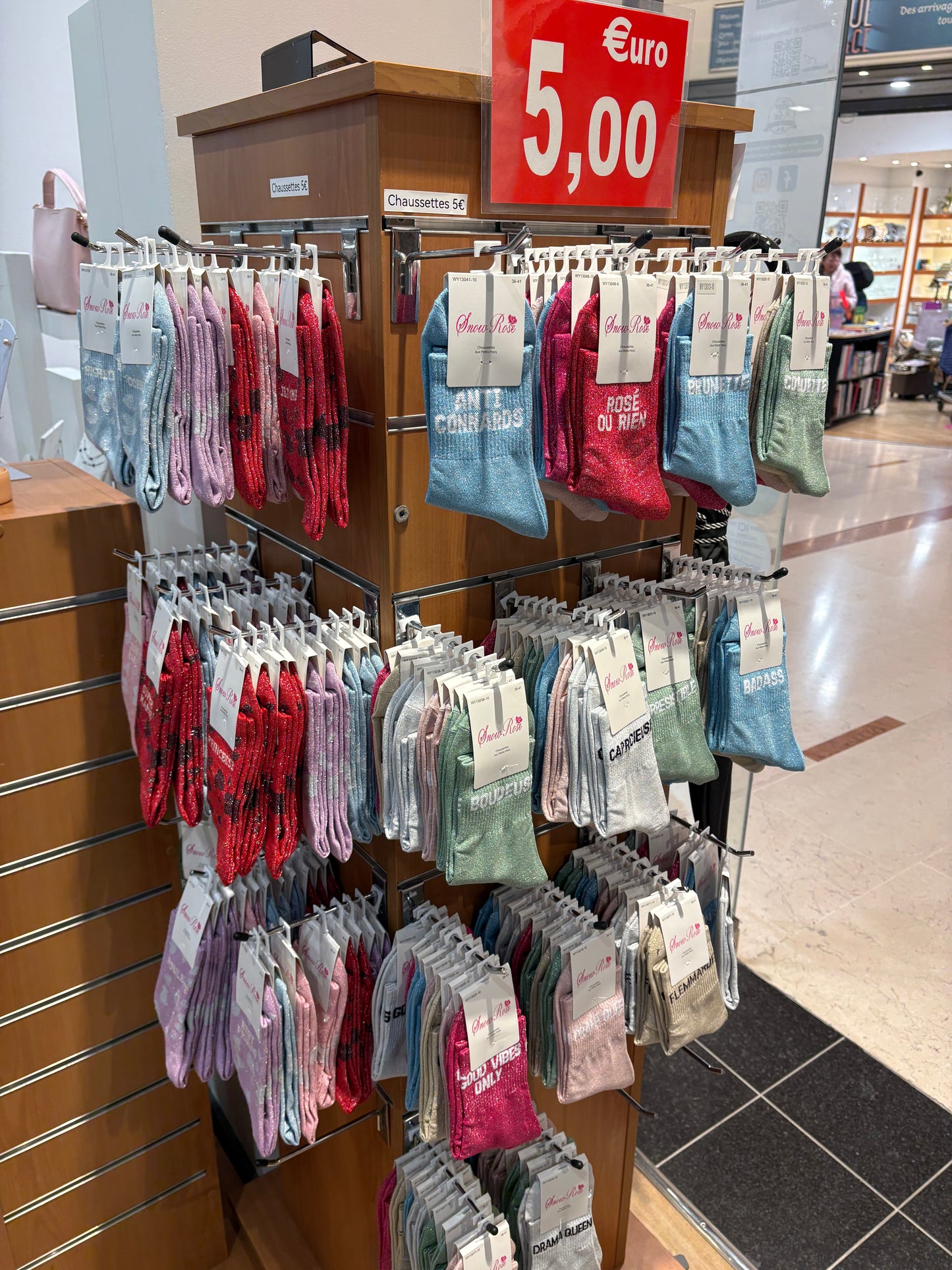 Chaussettes à paillettes (Sur Demande)