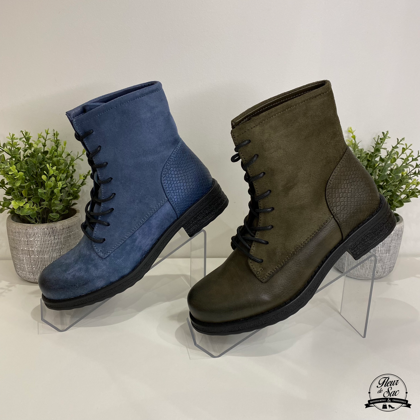 Bottines Lady Glory | F6300 Bleu