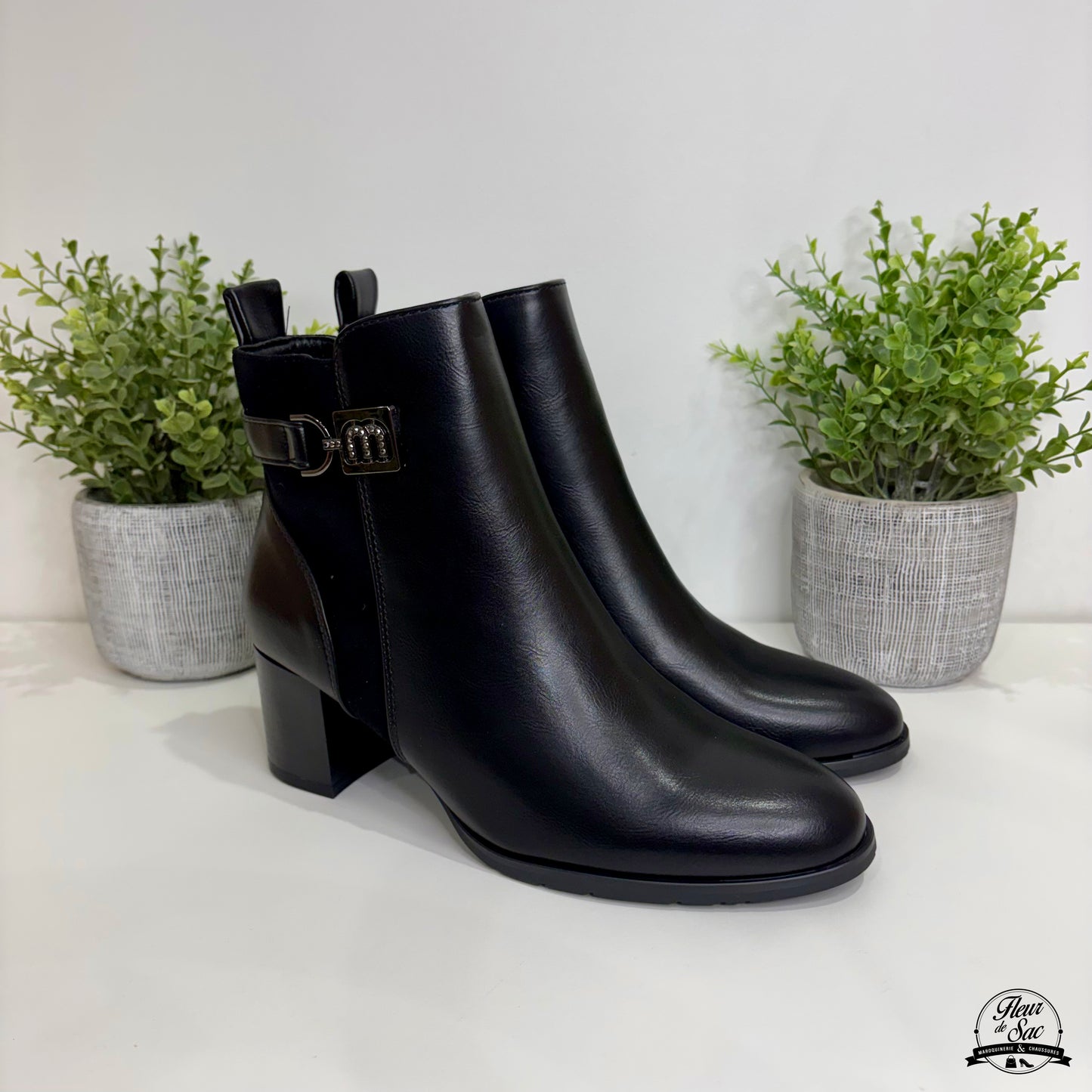 Bottines Inès | Noir | CHC598