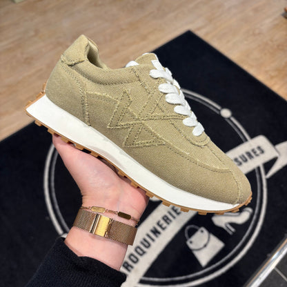 Vanessa Wu - Baskets FLOW STAPLE Kaki | BK2918