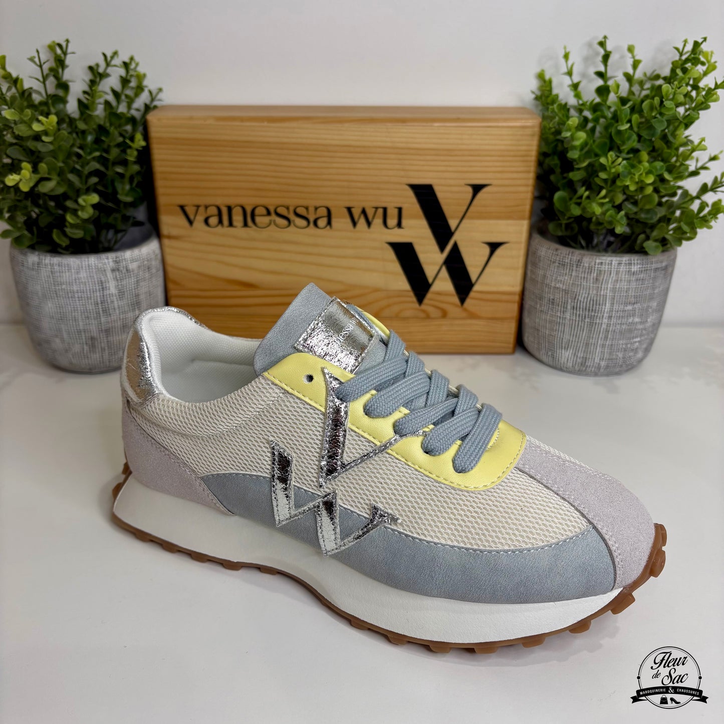 Vanessa Wu FLOW INITIALS Blue | BK2844