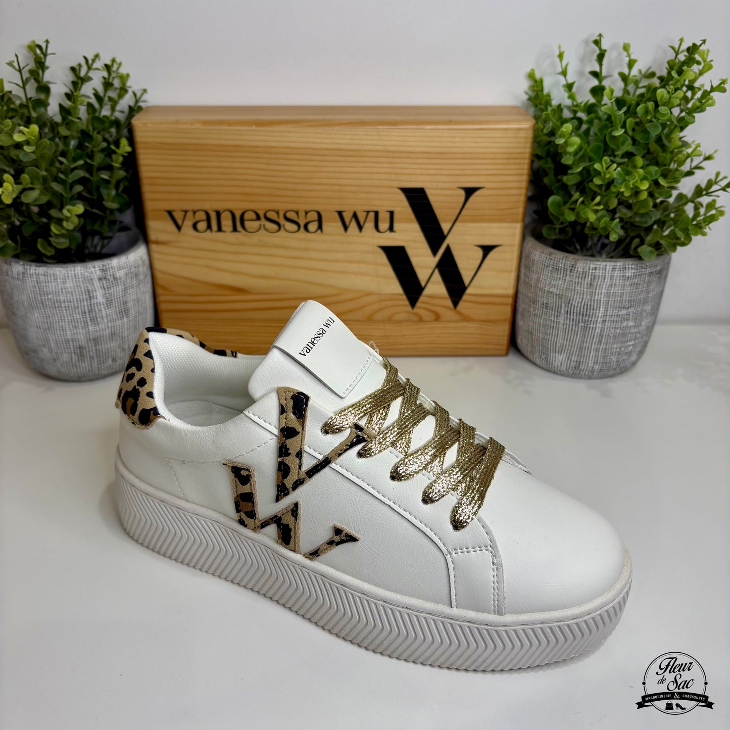 Vanessa Wu JANE INITIALS Léopard | BK2840