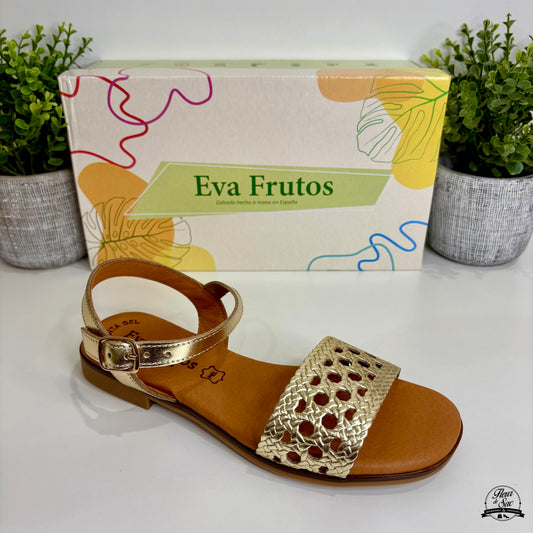 Sandales en cuir Eva Frutos | 3089 Or