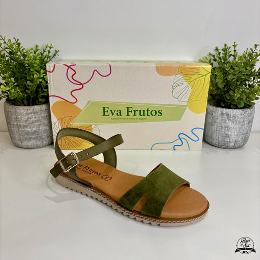 Sandales en cuir Eva Frutos | 2259 Kaki