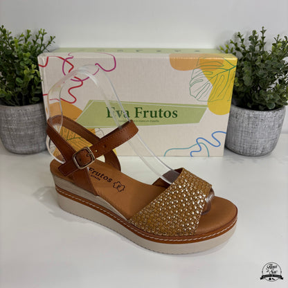 Sandales en cuir Eva Frutos | 569 Camel