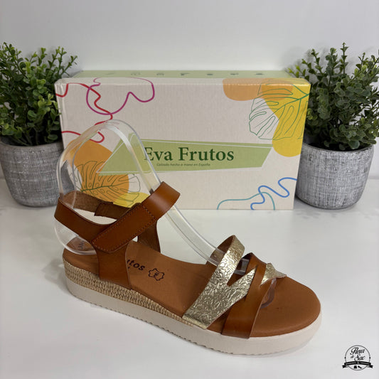Sandales en cuir Eva Frutos | 4206 Camel