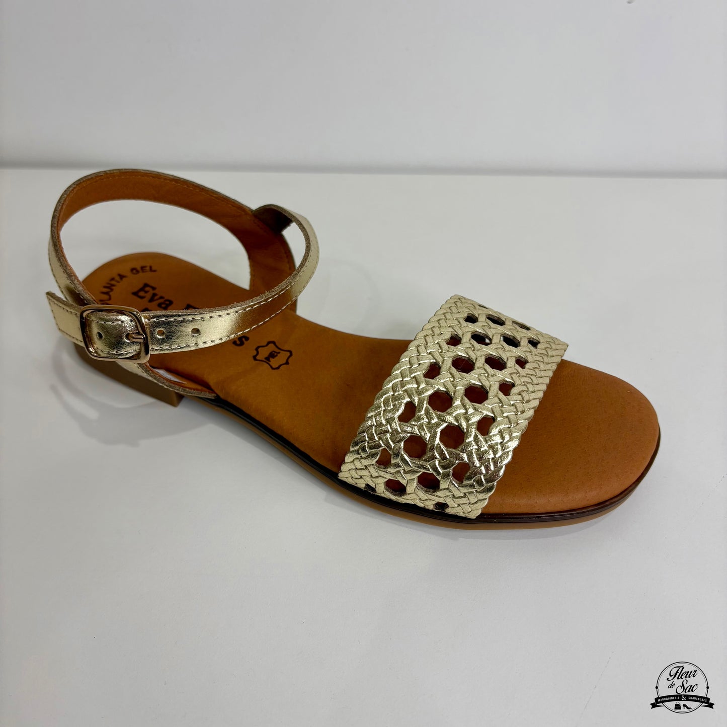 Sandales en cuir Eva Frutos | 3089 Or