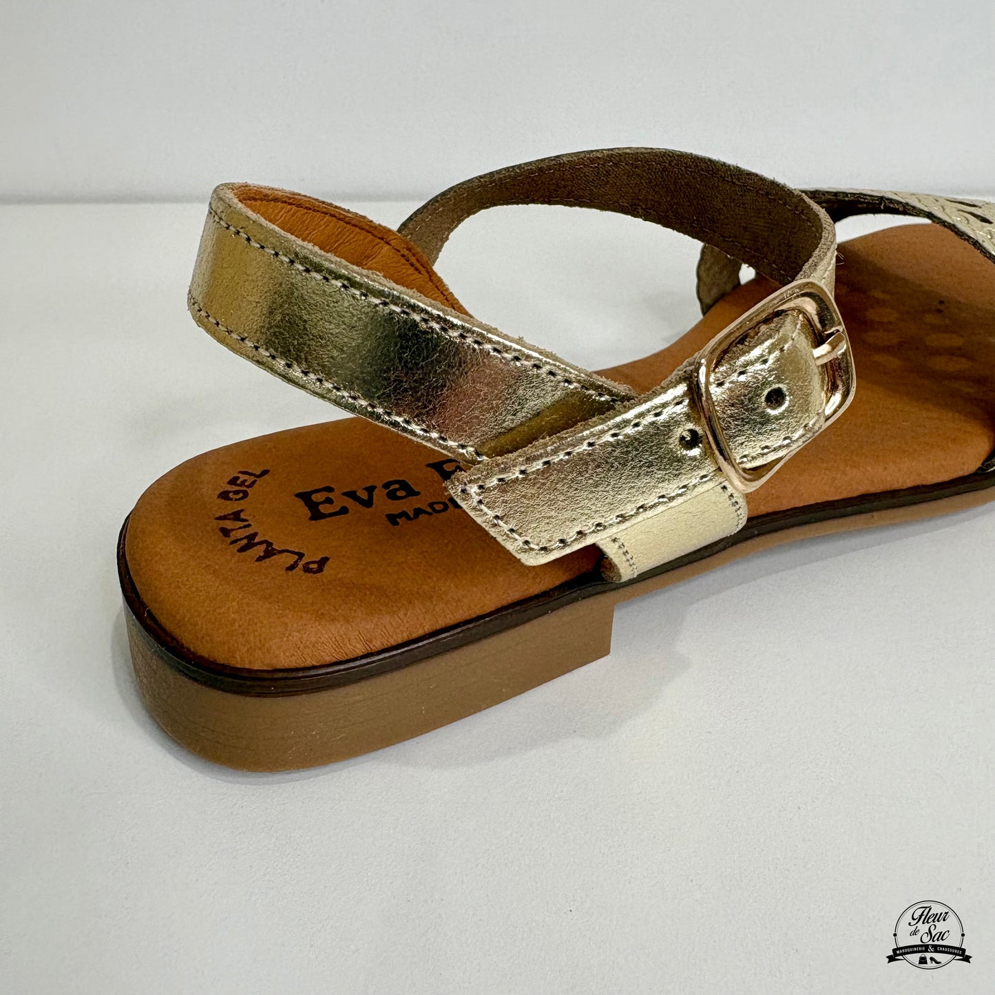 Sandales en cuir Eva Frutos | 3089 Or