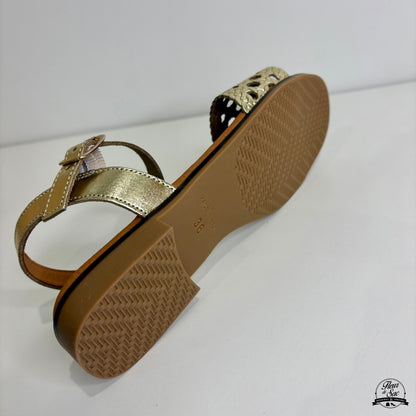 Sandales en cuir Eva Frutos | 3089 Or