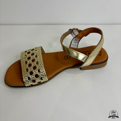 Sandales en cuir Eva Frutos | 3089 Or