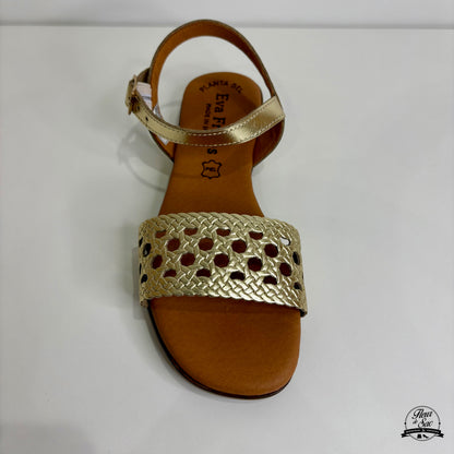 Sandales en cuir Eva Frutos | 3089 Or