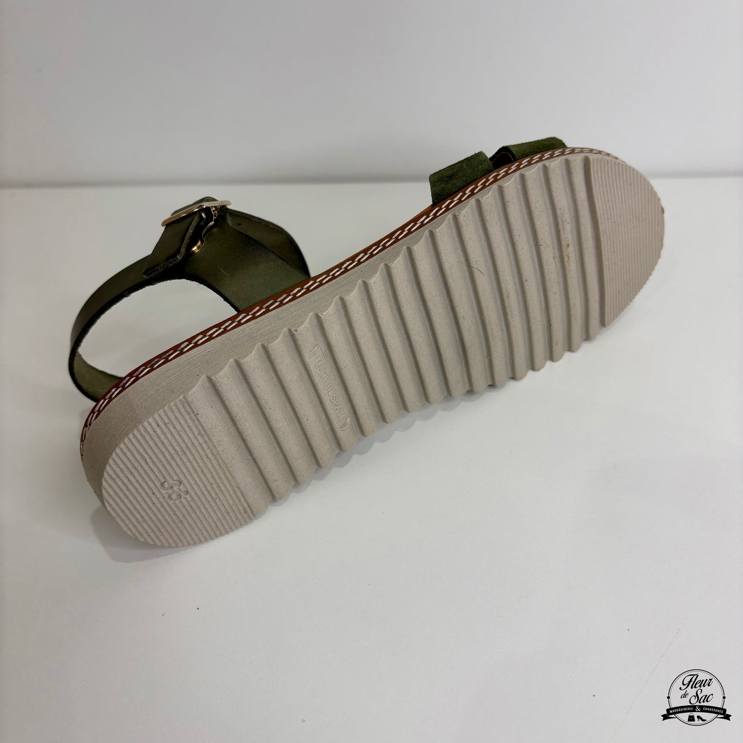 Sandales en cuir Eva Frutos | 2259 Kaki