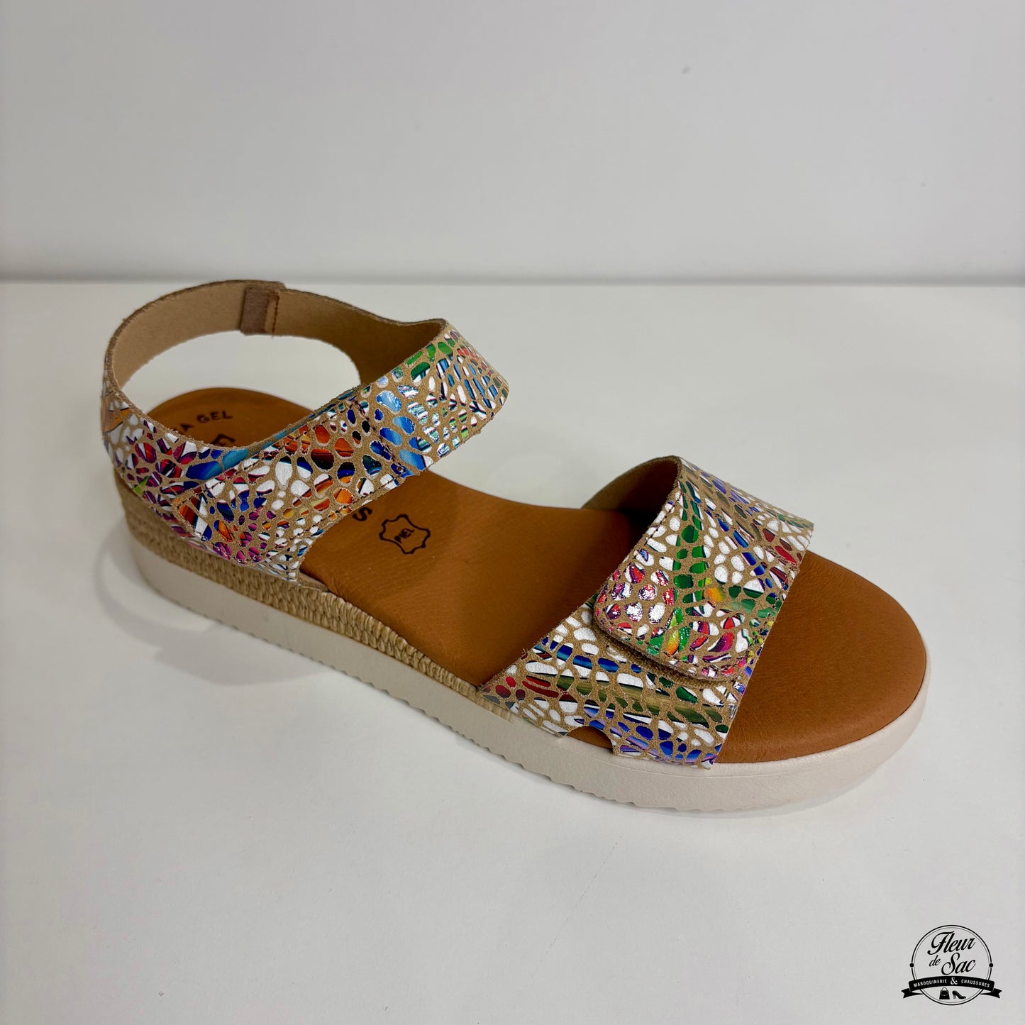Sandales en cuir Eva Frutos | 4265 Ibiscus Dune