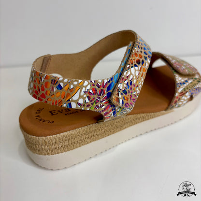 Sandales en cuir Eva Frutos | 4265 Ibiscus Dune