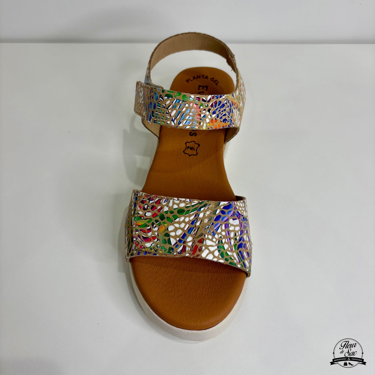 Sandales en cuir Eva Frutos | 4265 Ibiscus Dune