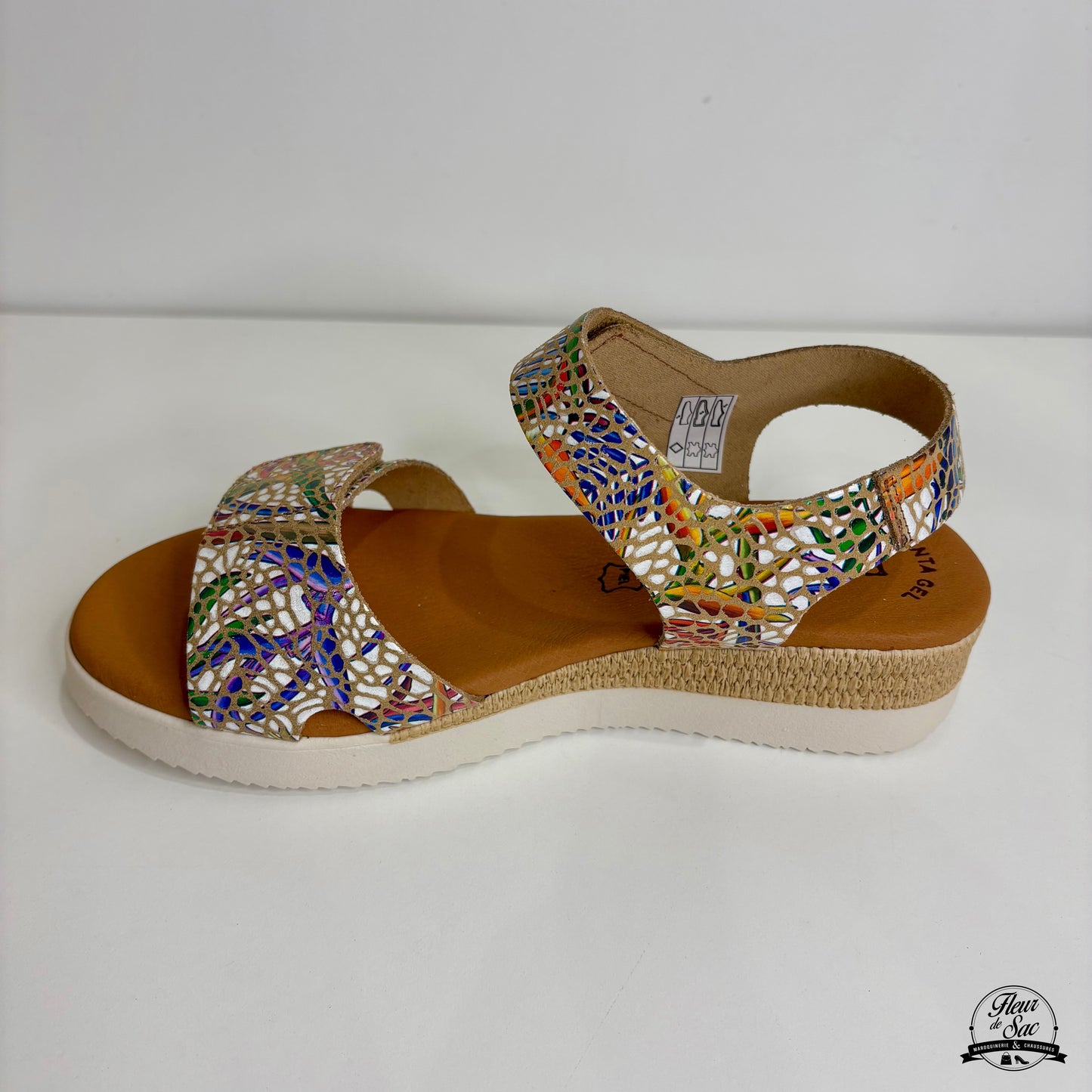 Sandales en cuir Eva Frutos | 4265 Ibiscus Dune