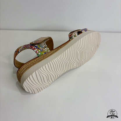 Sandales en cuir Eva Frutos | 4265 Ibiscus Dune