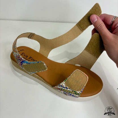 Sandales en cuir Eva Frutos | 4265 Ibiscus Dune