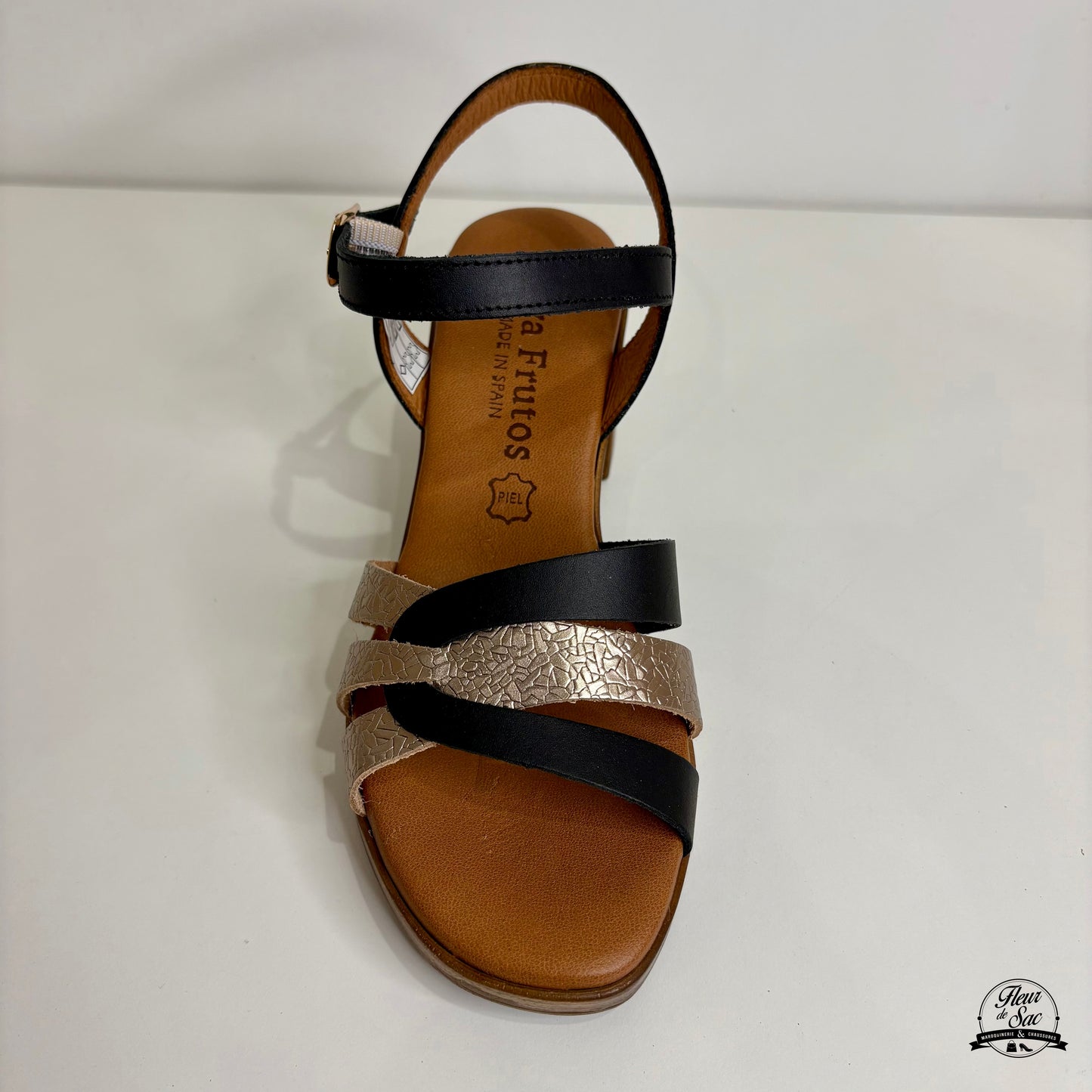 Sandales en cuir Eva Frutos | 6600 Noir