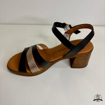 Sandales en cuir Eva Frutos | 6600 Noir