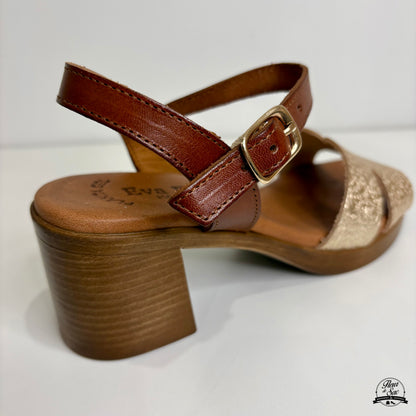 Sandales en cuir Eva Frutos | 6631 Or