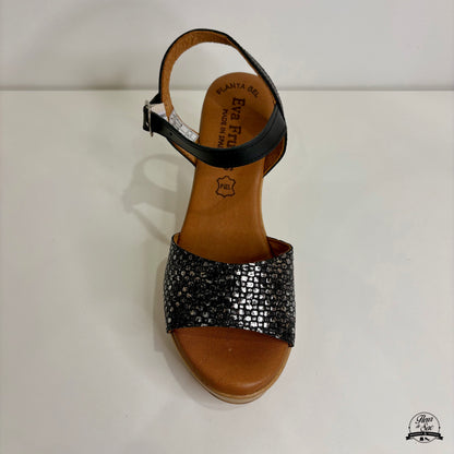Sandales en cuir Eva Frutos | 6869 Noir